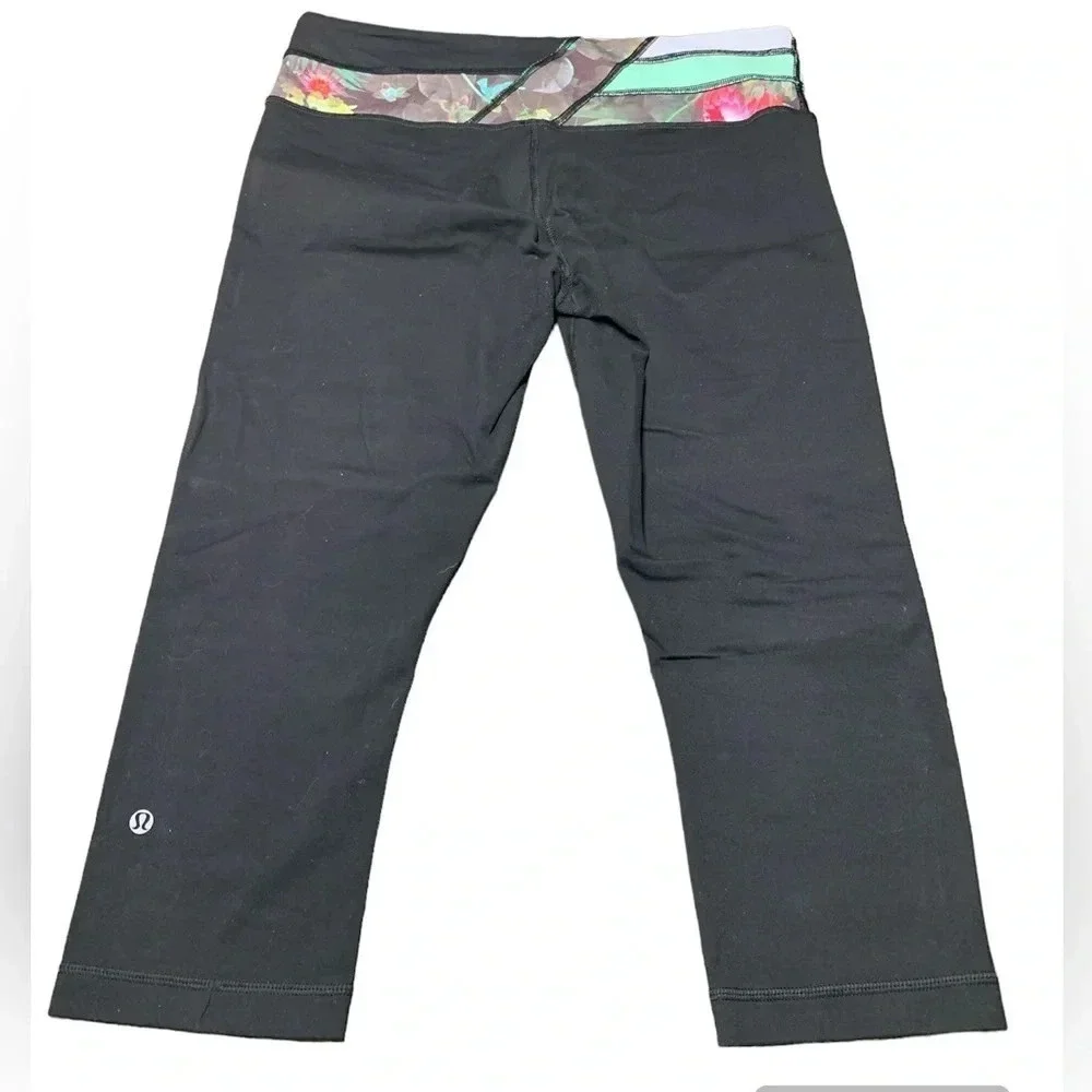 Lululemon Wunder Under Astro Crop Reversible Leggings